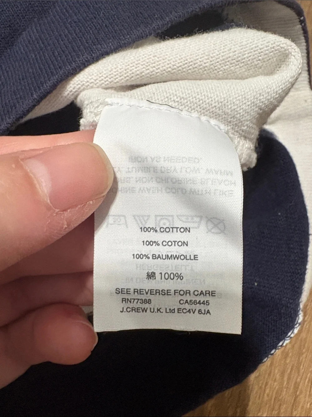 J Crew Cropped Rugby Striped Navy and White Tank Top Size XL